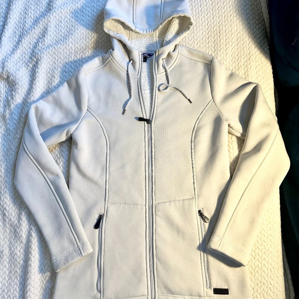 Land's End Fleece Lined Zip Up Hoodie